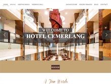 Tablet Screenshot of hotelcemerlang.com